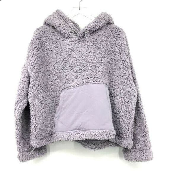 Zella Tops - Zella  Cassie Faux Shearling Sherpa Hoodie Cozy